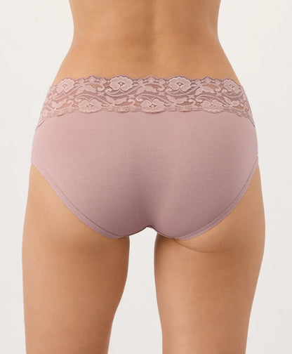 lace waist brief