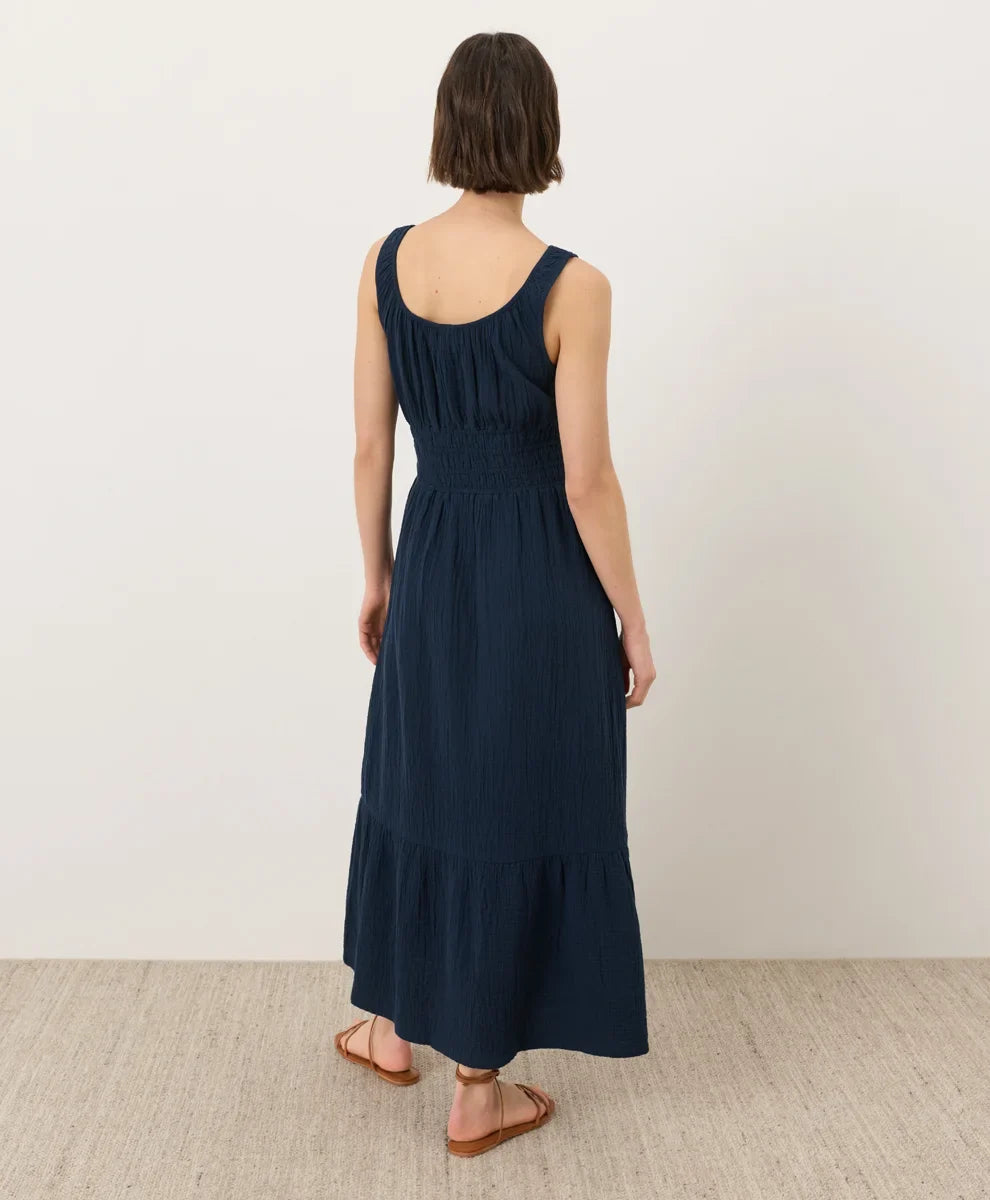 clearance coastal double gauze cami dress