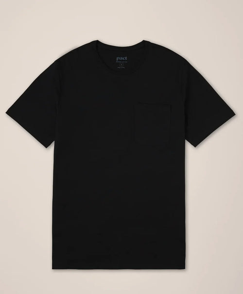 softspun essential pocket crew tee
