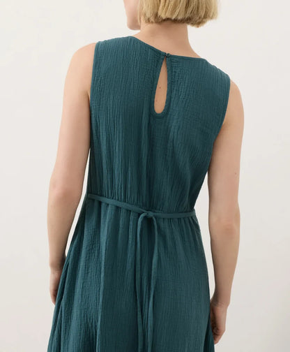clearance coastal double gauze beach to brunch maxi dress