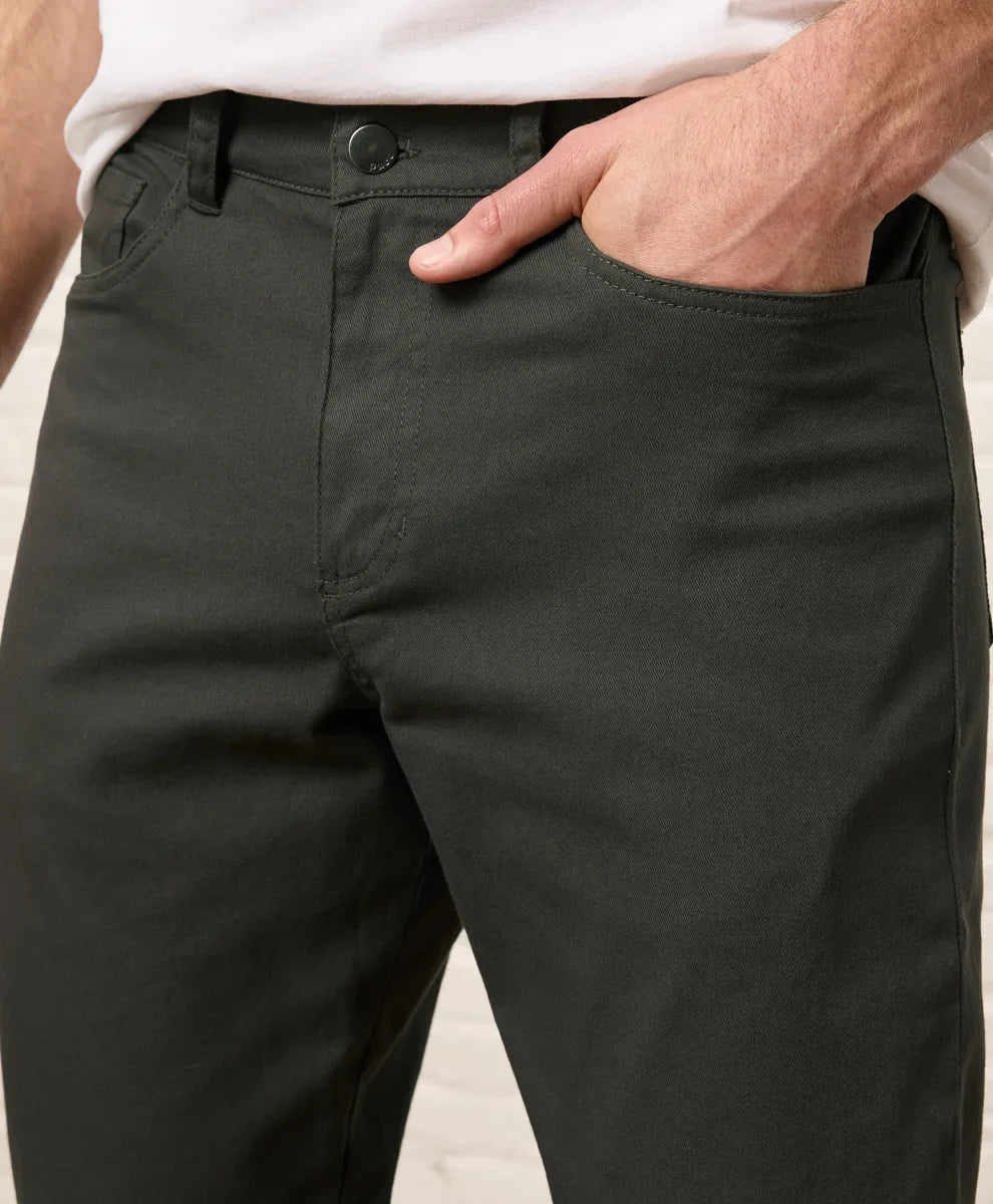 stretch twill 5-pocket pant