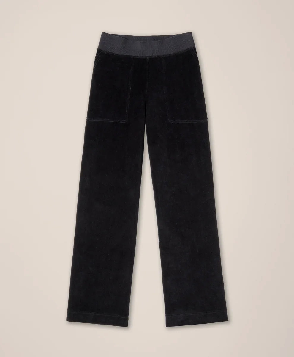 clearance pure velour wide leg pant
