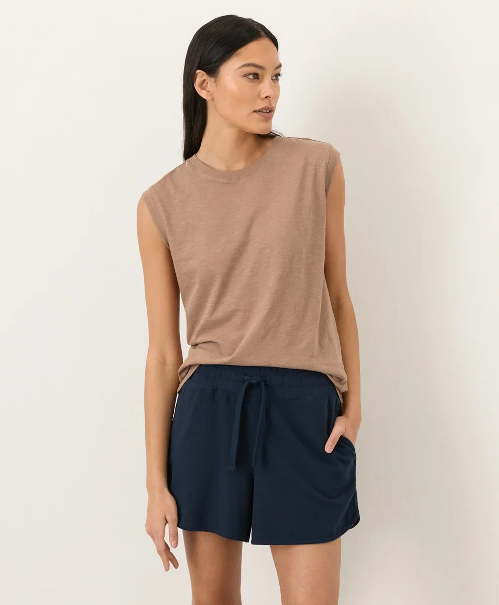 clearance featherweight slub relaxed muscle tee