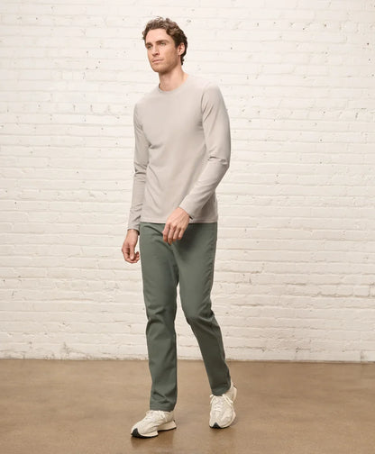 luxe essential slim long sleeve tee