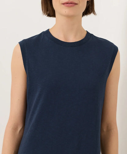 soft-slub essential easy muscle tee maxi dress