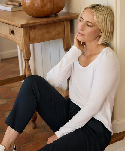 clearance softspun long sleeve scoop neck tee