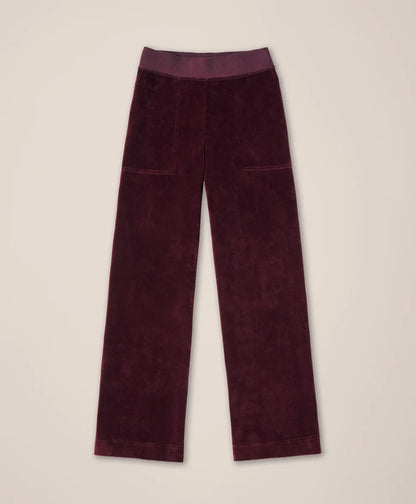 clearance pure velour wide leg pant
