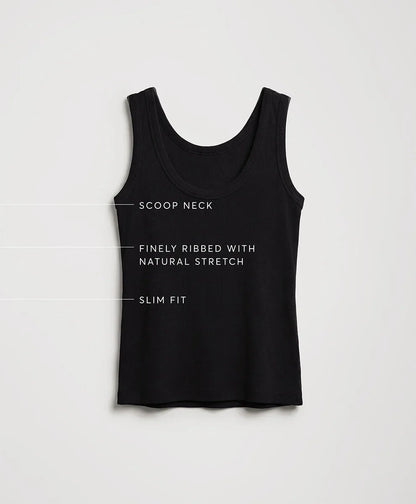 perfect rib scoop neck tank