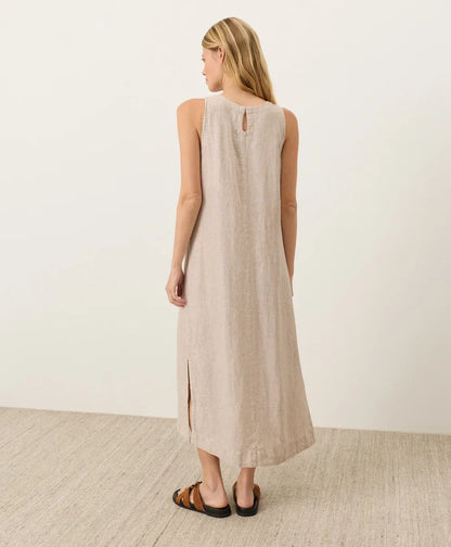clearance linen easy tank dress