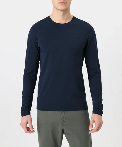 luxe essential slim long sleeve tee