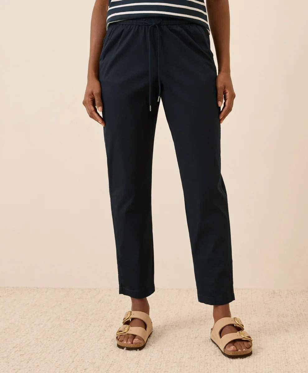 clearance daily twill ultra-high rise tapered pant