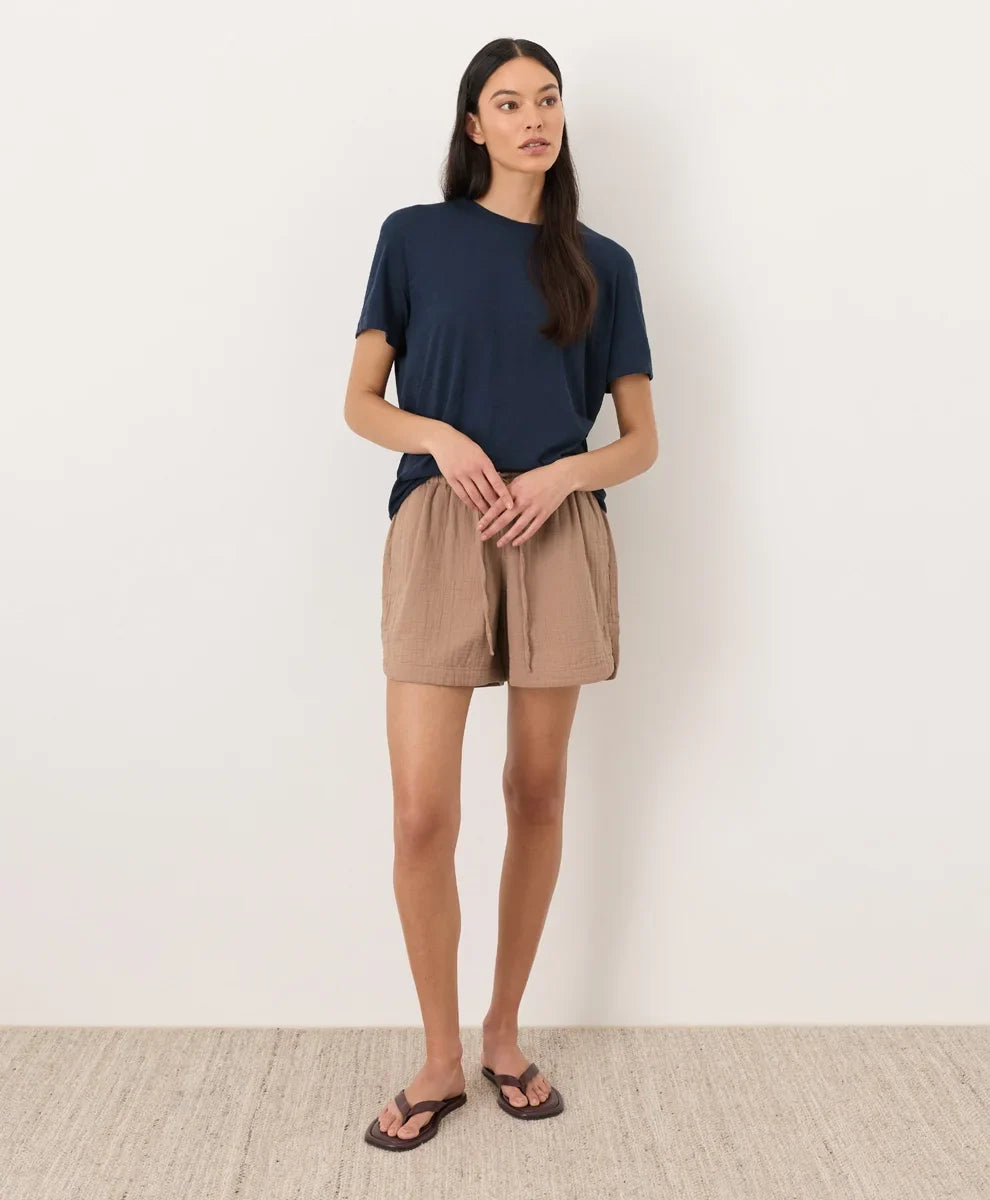 clearance featherweight slub relaxed crewneck tee
