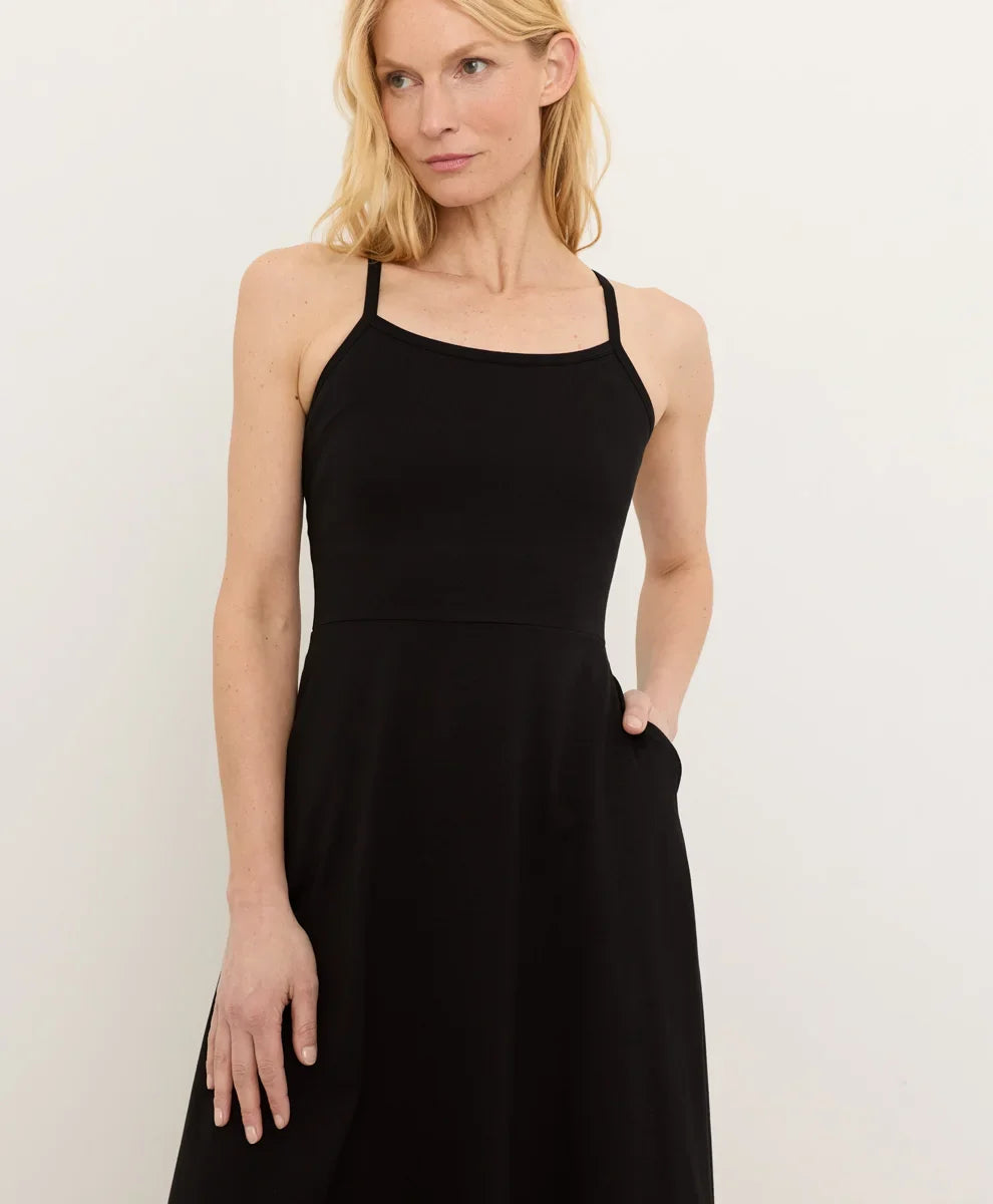 fit & flare midi dress