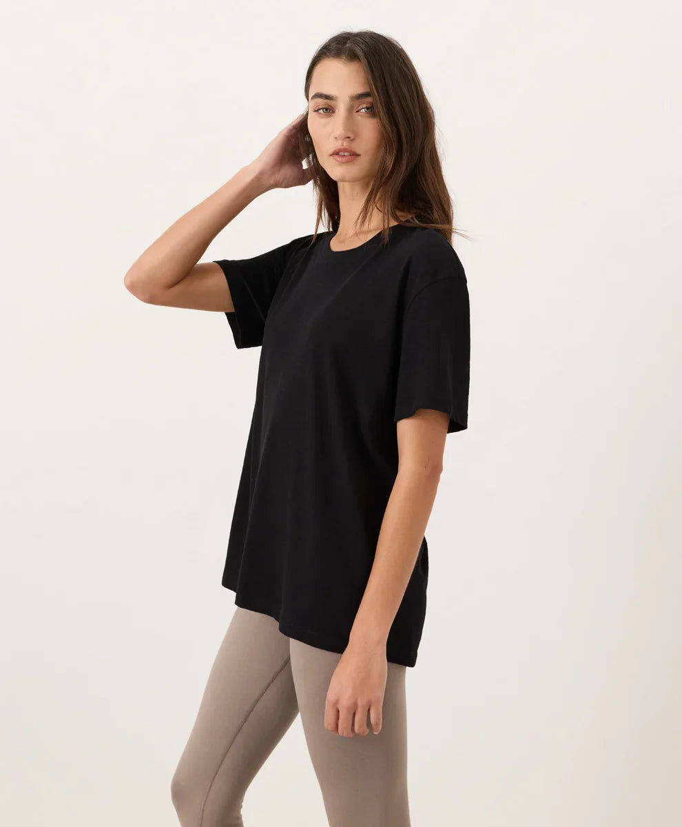 clearance featherweight slub relaxed crewneck tee