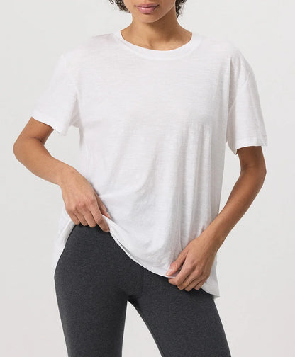 clearance featherweight slub relaxed crewneck tee