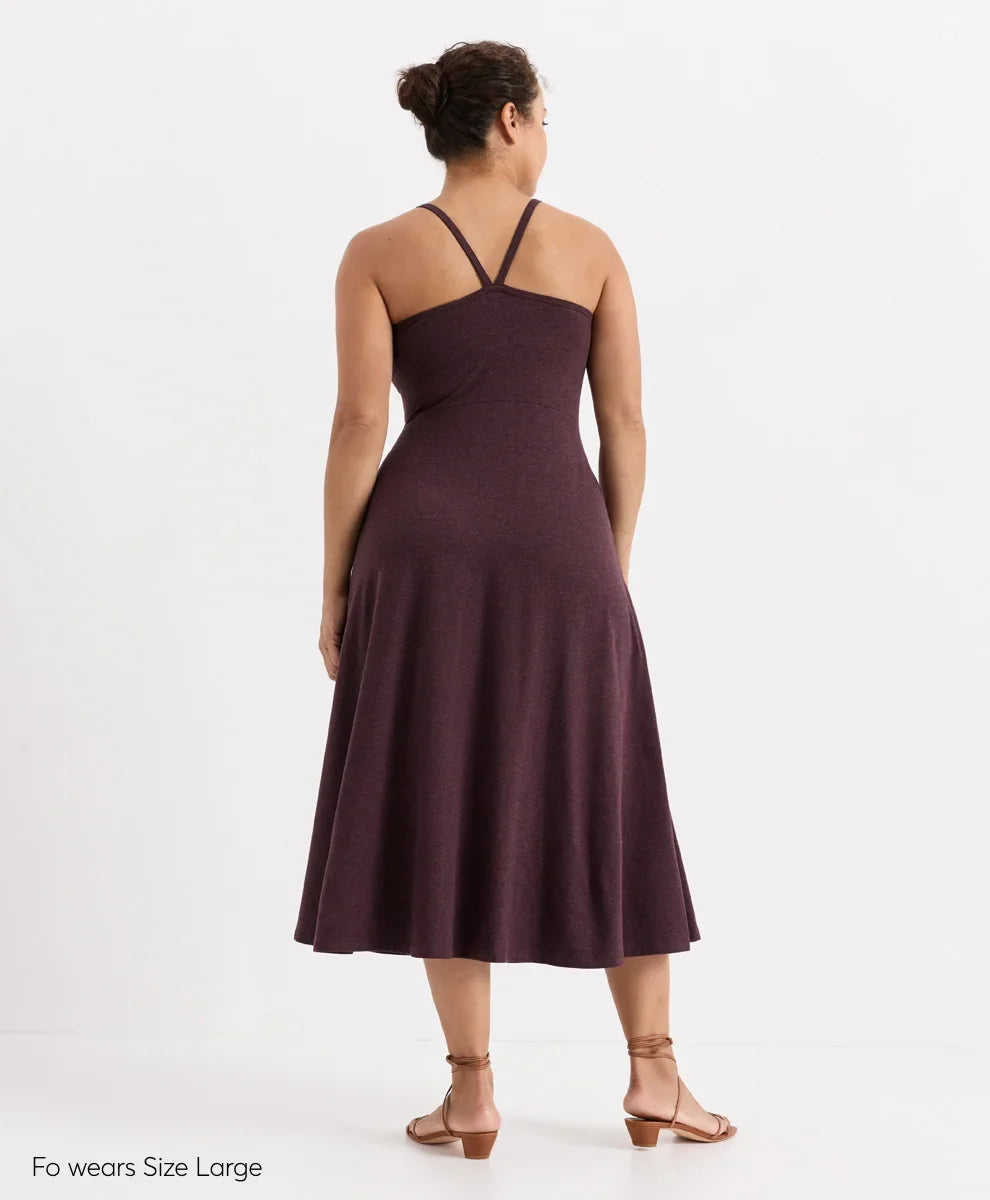 fit & flare midi dress