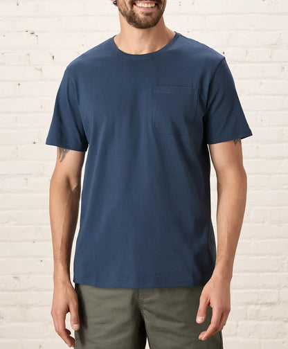 softspun essential pocket crew tee