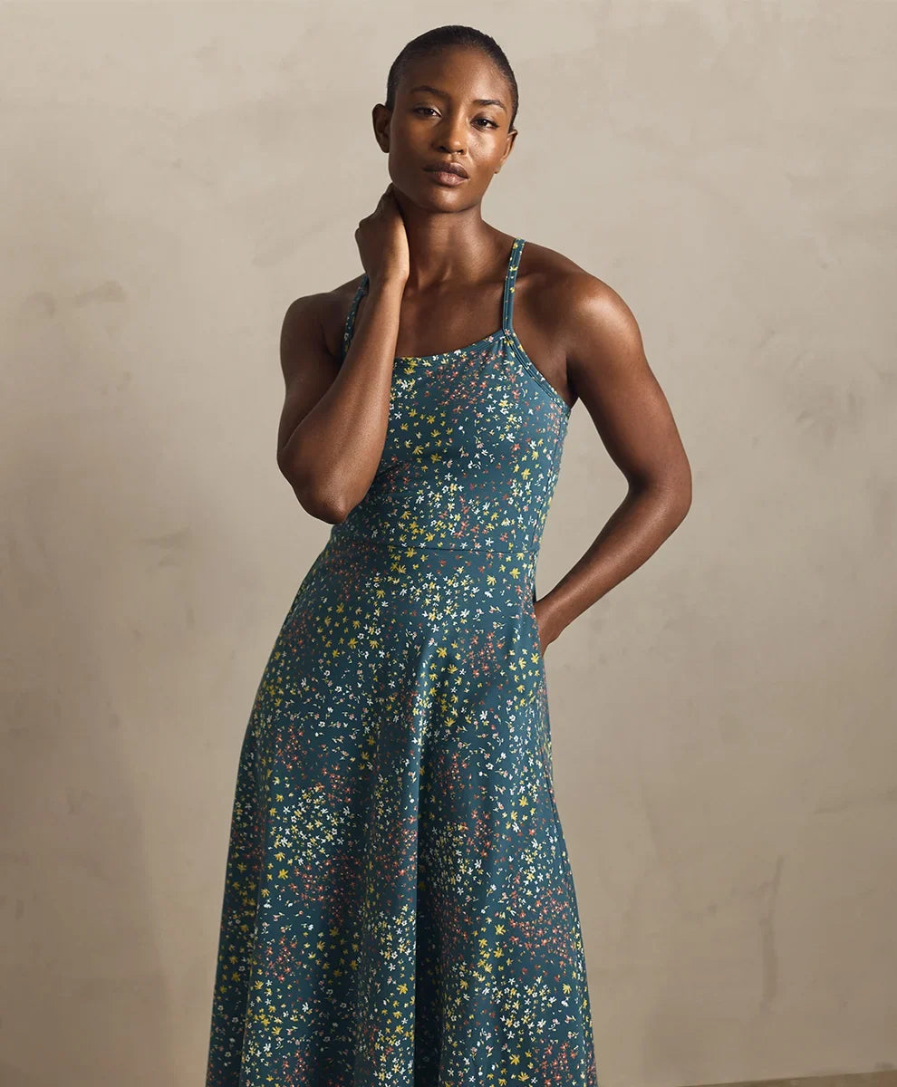fit & flare midi dress