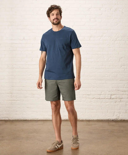 softspun essential pocket crew tee