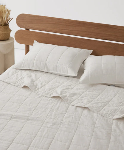 organic quilted sham 2-pack