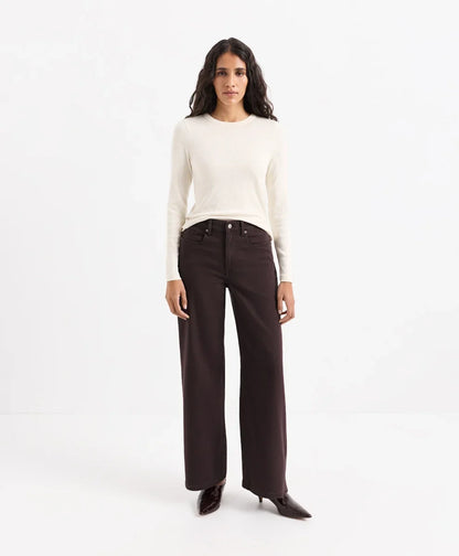 perfect rib crewneck long sleeve tee