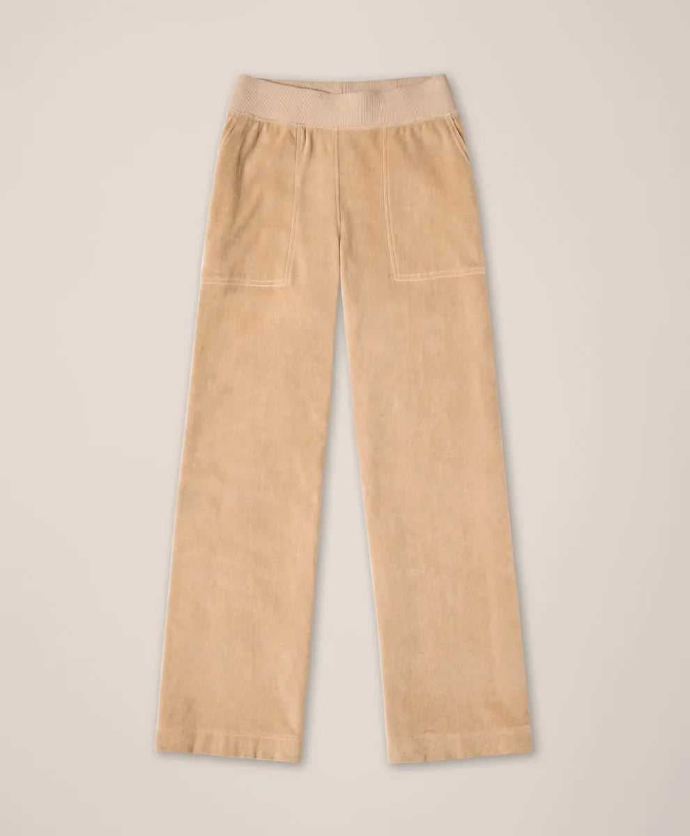 clearance pure velour wide leg pant
