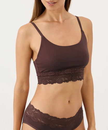 lace modern scoop bralette