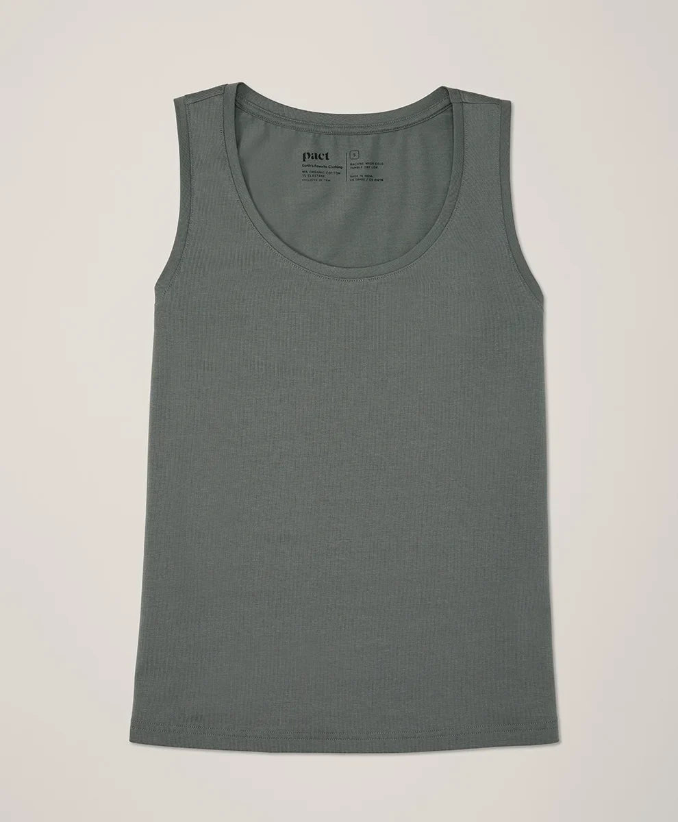 clearance luxe stretch jersey tank
