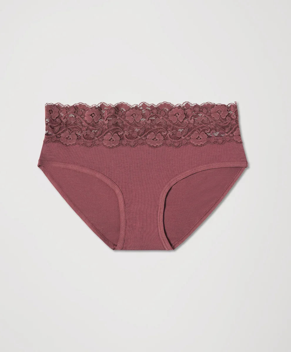 lace waist brief