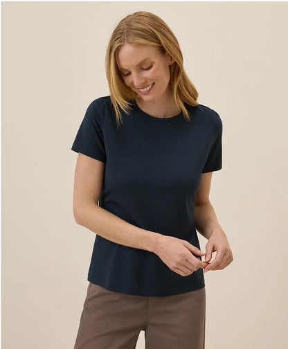 clearance luxe stretch jersey slim tee