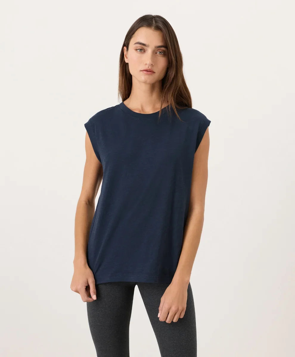 clearance featherweight slub relaxed muscle tee