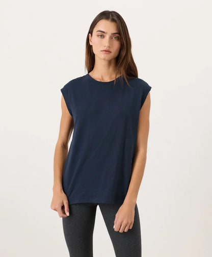 clearance featherweight slub relaxed muscle tee