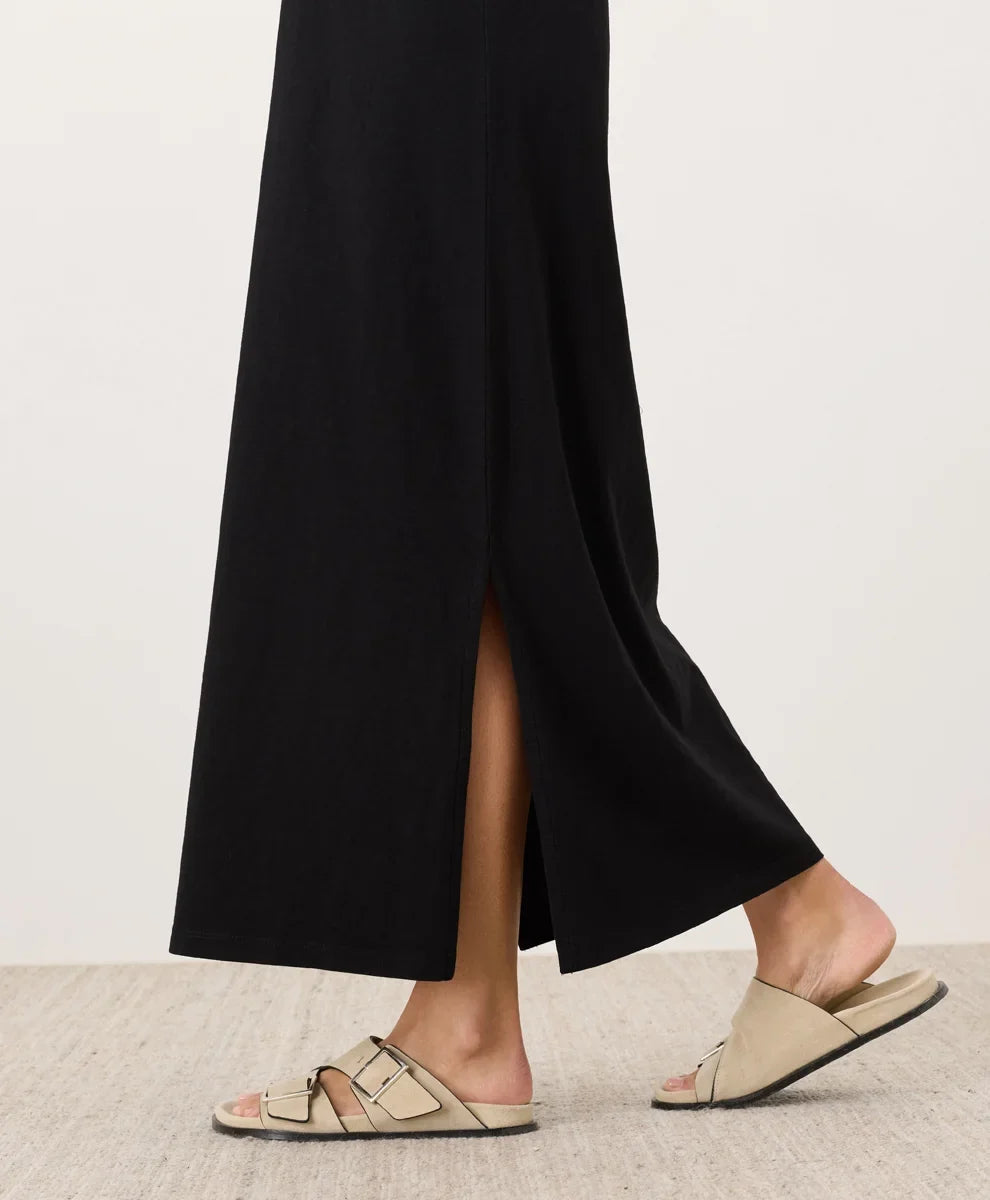 clearance soft-slub essential easy tee maxi dress
