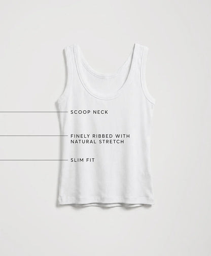 perfect rib scoop neck tank