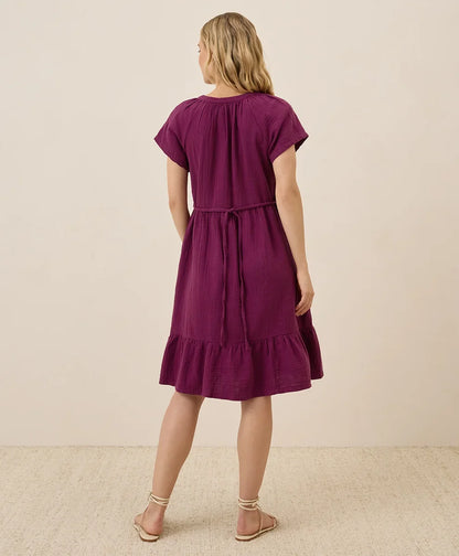 clearance coastal double gauze breezy dress