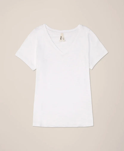 clearance featherweight slub v-neck tee