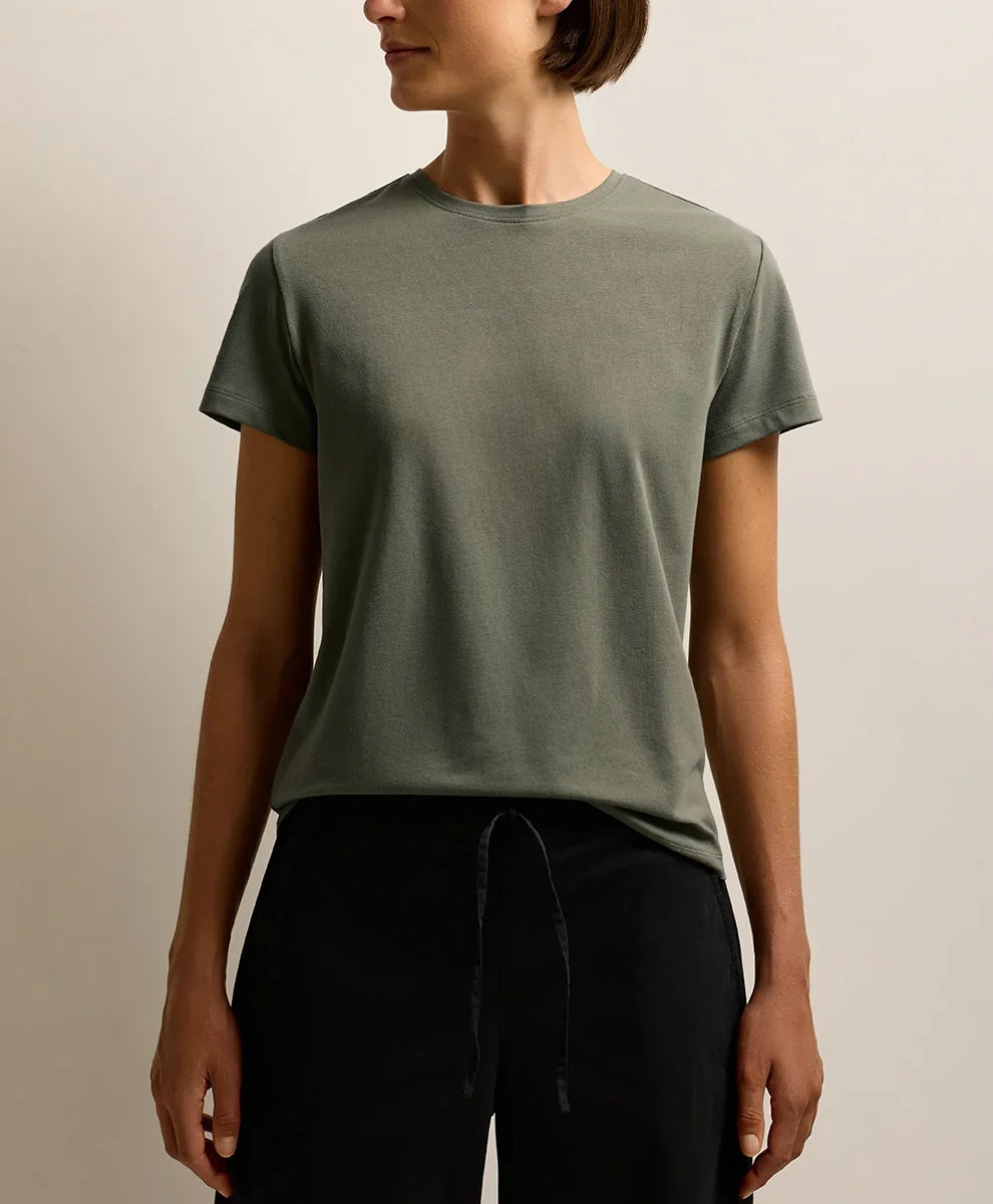 luxe essential crewneck tee