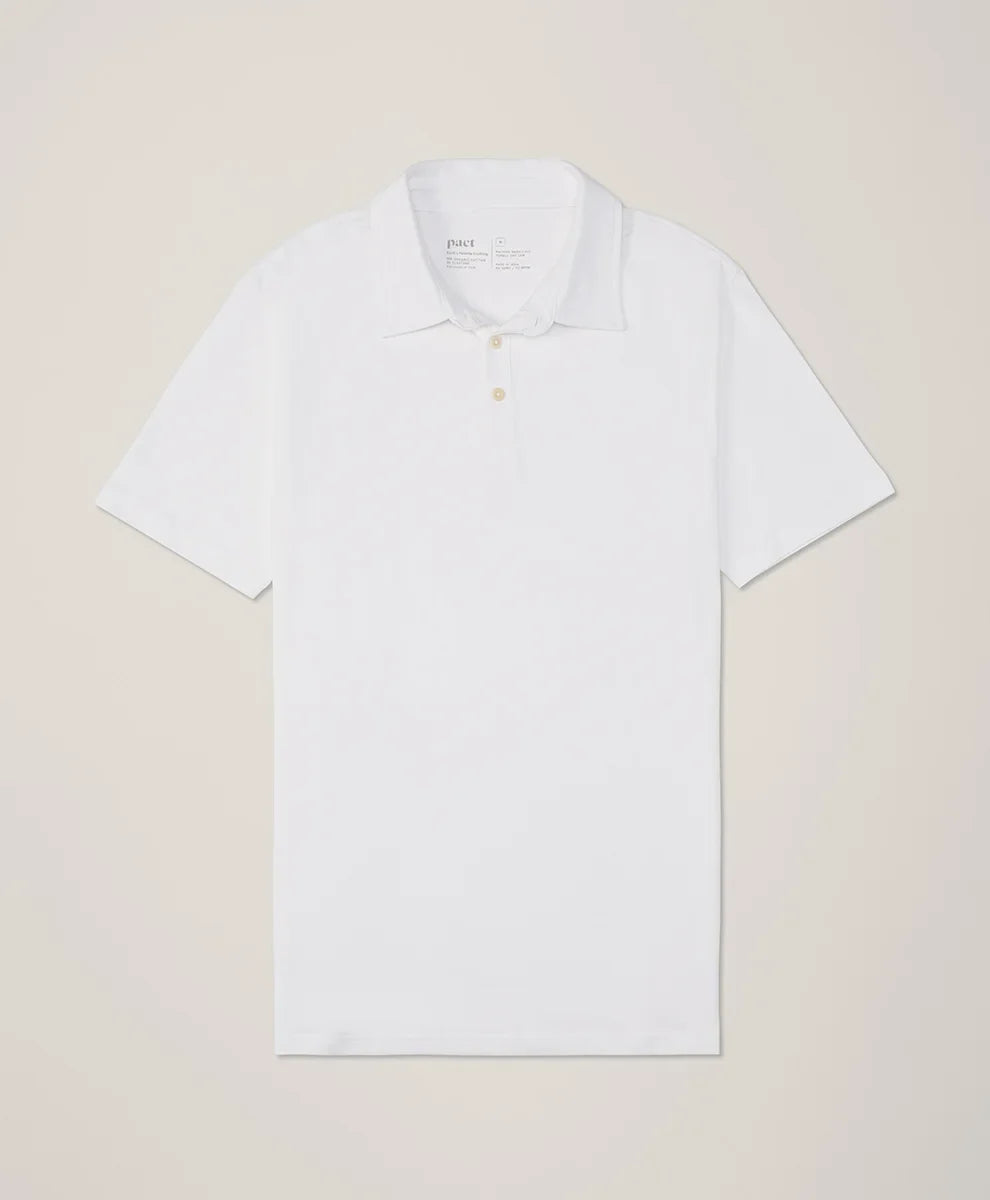luxe essential slim polo