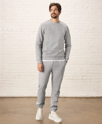 brushed fleece crew sweatshirt