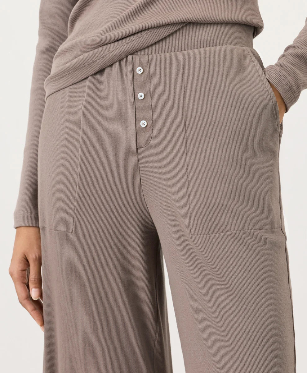 clearance dream rib wide leg lounge pant