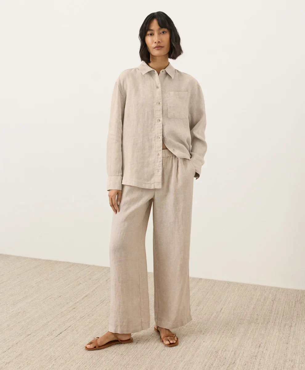 clearance linen easy trouser pant