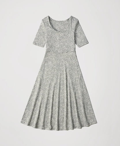 clearance fit & flare signature scoop dress
