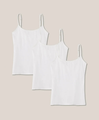 clearance everyday shelf bra long camisole 3-pack