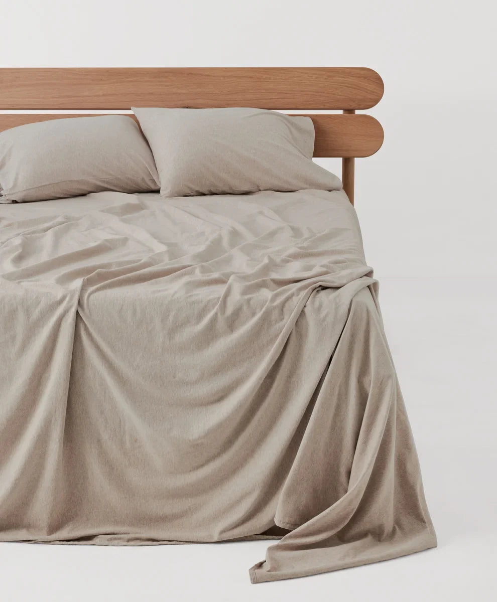 organic favorite tee jersey sheet set