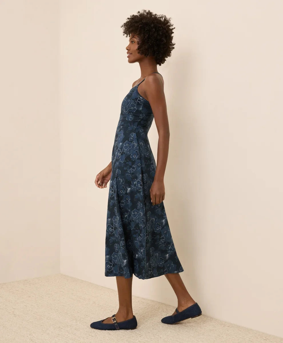 clearance fit & flare midi dress