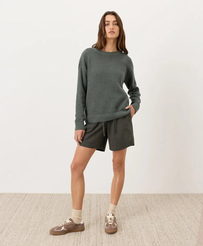 clearance stretch poplin short