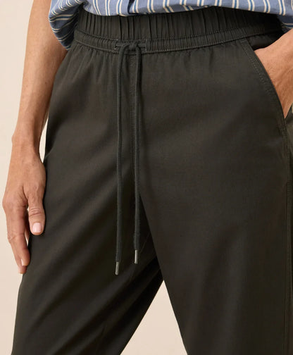 clearance daily twill ultra-high rise tapered pant