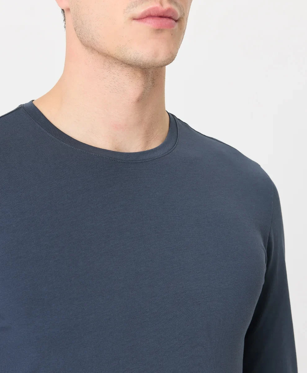 luxe essential slim long sleeve tee