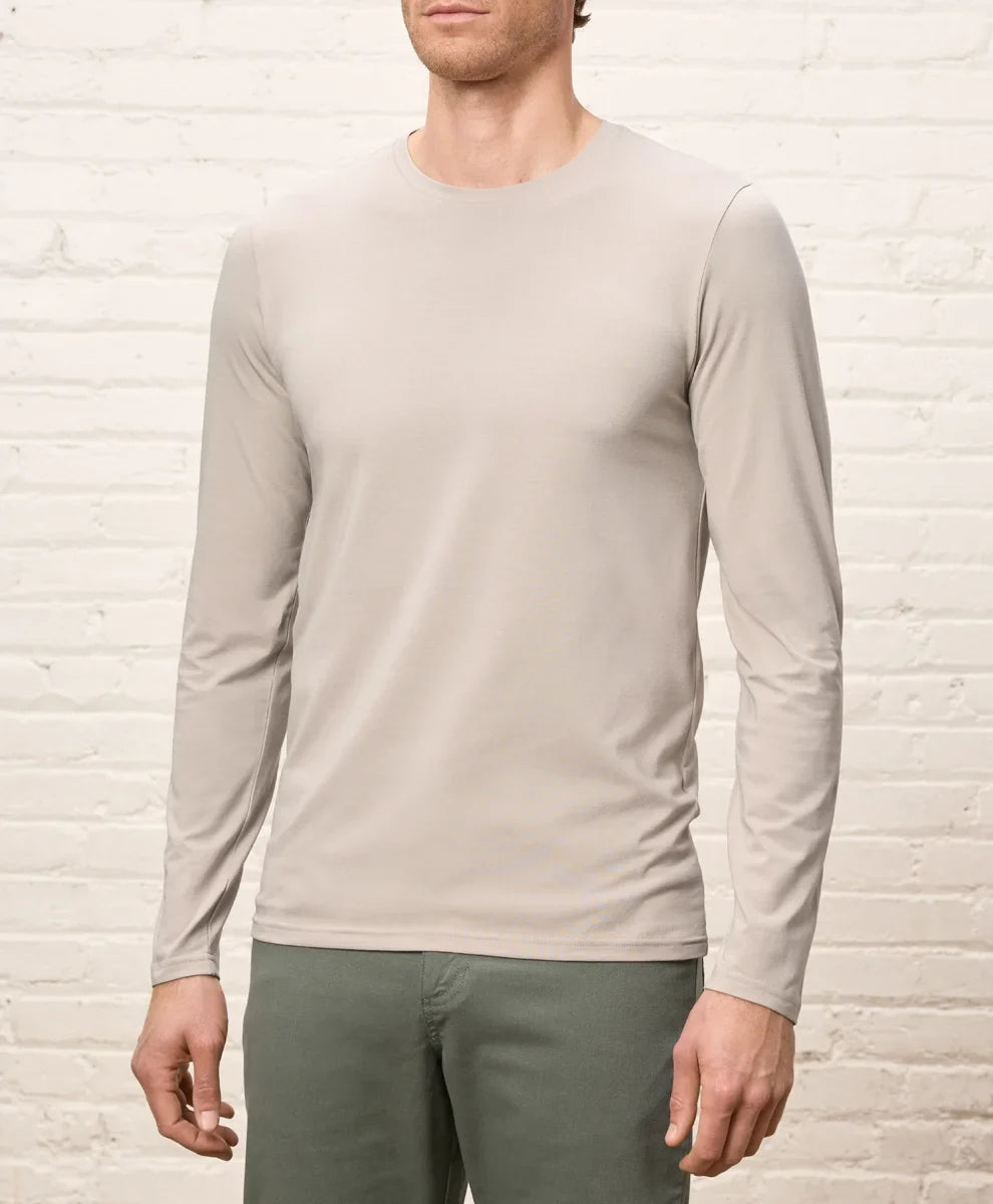 luxe essential slim long sleeve tee