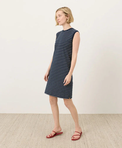 soft-slub essential easy muscle tee dress